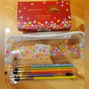 Limited Edition Morphe X Lucky Charms Vibrant Brush Set & Eyeliner Set New
